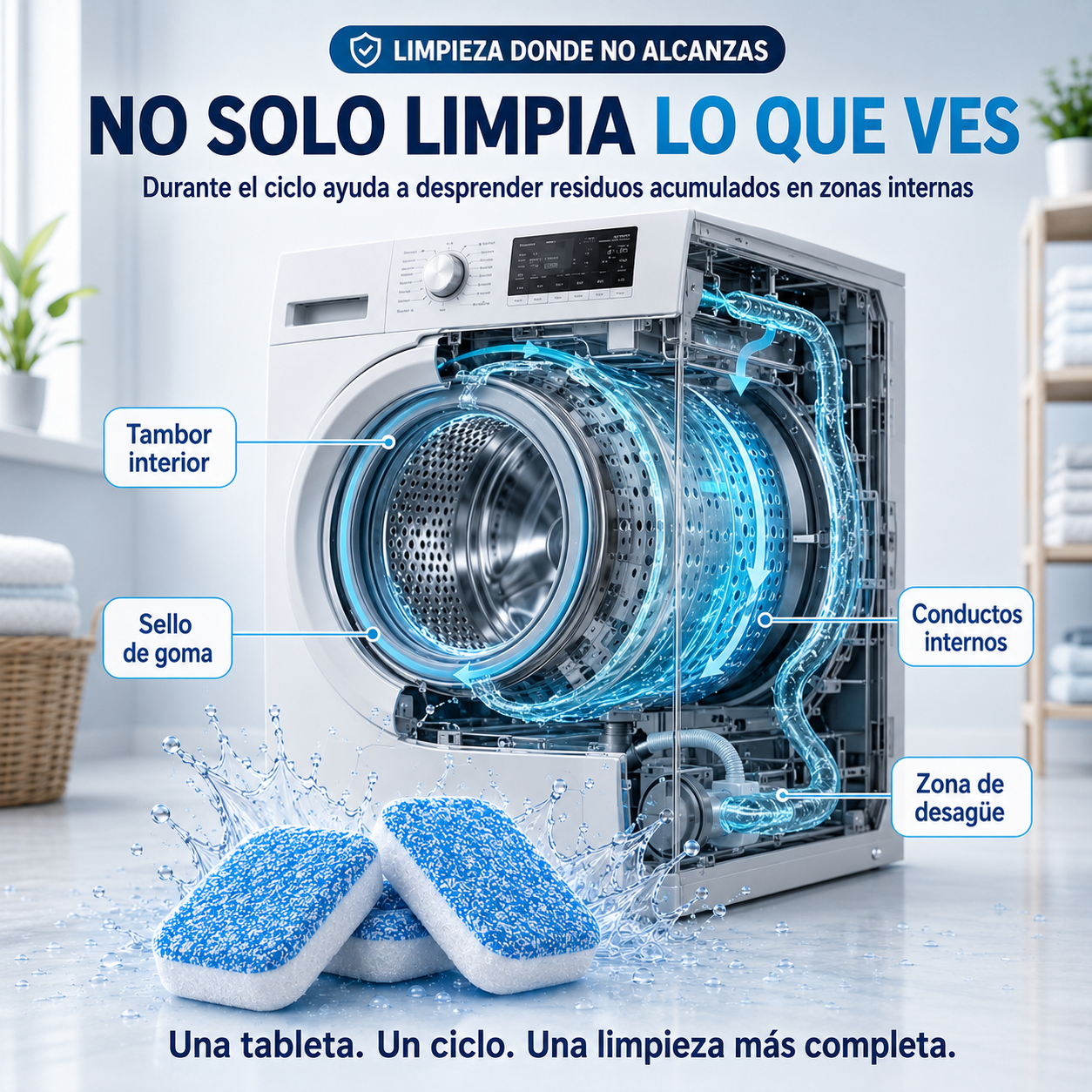 Pastillas para lavadora